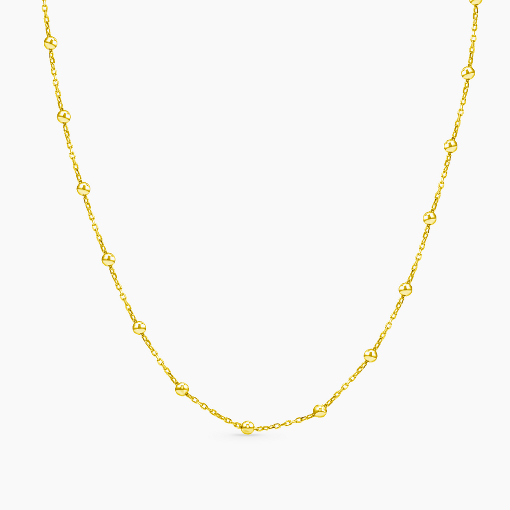 INFINITY Bullet Necklace in 18 Karat Gold | GOVEN