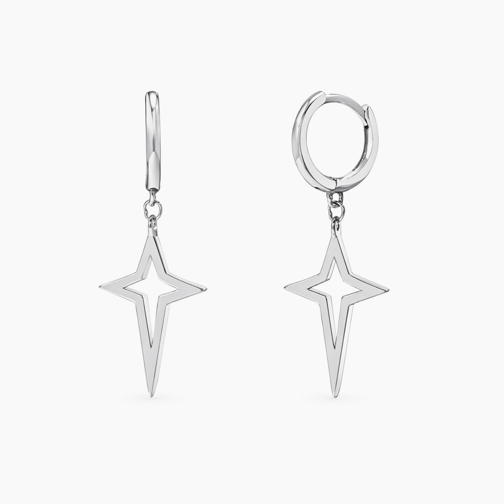INFINITY Star Earrings in Sterlingsilber | GOVEN 