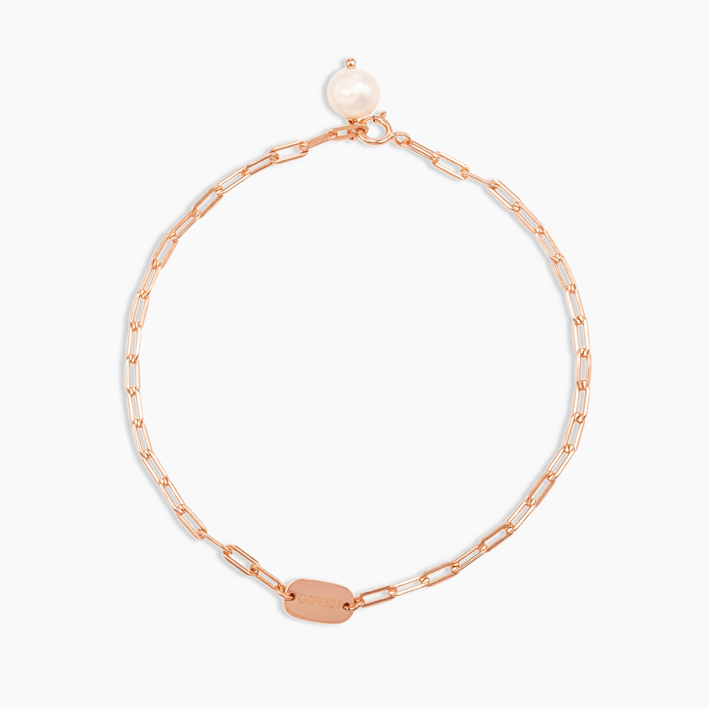 CLOUD Chain Bracelet in Rosegold | GOVEN